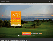 Tablet Screenshot of mallorca-golfcard.de